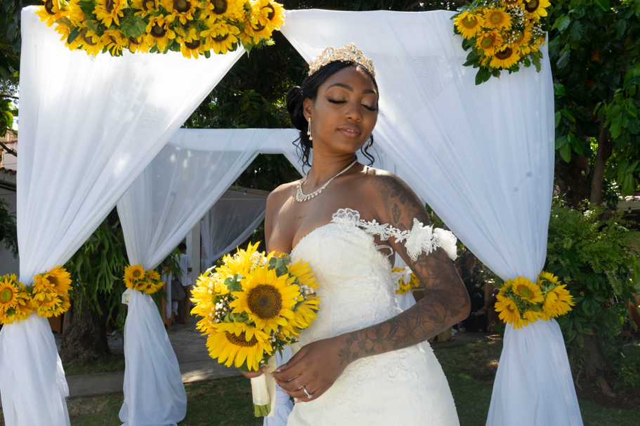 Novia en Boda en Cuba